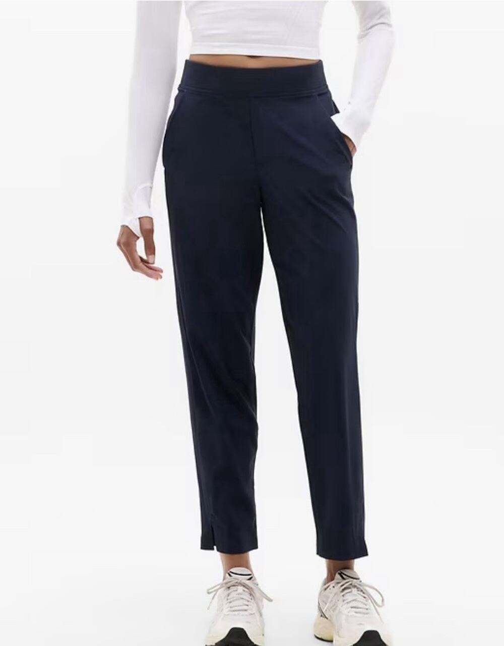 Athleta Brooklyn Mid Rise Ankle Pant Black Size 2